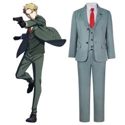 Cossky New Arrivals SPY×FAMILY Loid Forger Cosplay Costume Outfits Halloween Carnival Suit