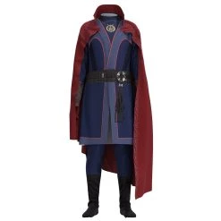 NewCosplay New Arrivals Kids Doctor Strange In The Multiverse Of Madness Stephen Strange Cosplay Costume Jumpsuit Cloak Outfits
