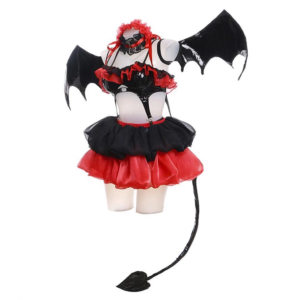 NewCosplay Date A Live Tokisaki Kurumi Nightmare Cosplay Costume Outfits Halloween Carnival Suit 5 NewCosplay Date A Live Tokisaki Kurumi Nightmare Cosplay Costume Outfits Halloween Carnival Suit