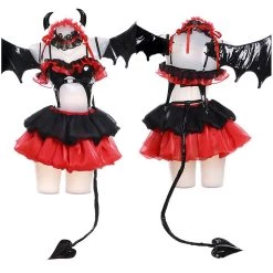 NewCosplay Date A Live Tokisaki Kurumi Nightmare Cosplay Costume Outfits Halloween Carnival Suit 17 NewCosplay Date A Live Tokisaki Kurumi Nightmare Cosplay Costume Outfits Halloween Carnival Suit