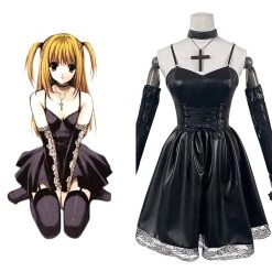NewCosplay DEATH NOTE Misa Amane Cosplay Costume Outfits Halloween Carnival Suit New Arrivals