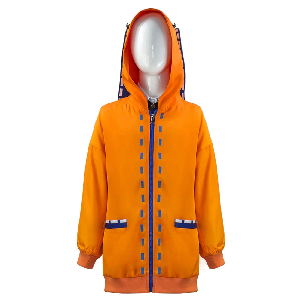 NewCosplay New Arrivals Kids Children Kakegurui Compulsive Gambler Yomoduki Runa Hoodie Zipper Hooded Long Jacket Coat Cosplay Costume 3 NewCosplay New Arrivals Kids Children Kakegurui Compulsive Gambler Yomoduki Runa Hoodie Zipper Hooded Long Jacket Coat Cosplay Costume