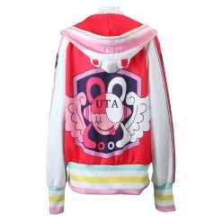 INSWEAR One Piece UTA Cosplay Costume Hoodie Zip Up Jacket Coat Outfits Halloween Carnival Suit New Arrivals