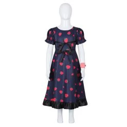 Cossky Kids Girls Spy Family Anya Forger Strawberry Dress Cosplay Costume Outfits