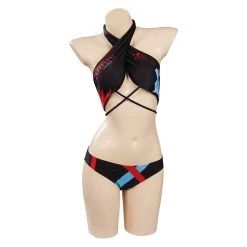 Fansholiday New Arrivals My Hero Academia Todoroki Shoto Original Design Cosplay Bikini Top Shorts Cloak Swimsuit