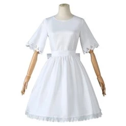 New Cosplaysky Spy Family Anya Forger Cosplay Costume White Dress Halloween Carnival Suit