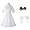 New Cosplaysky Spy Family Anya Forger Cosplay Costume White Dress Halloween Carnival Suit 1 New Cosplaysky Spy Family Anya Forger Cosplay Costume White Dress Halloween Carnival Suit