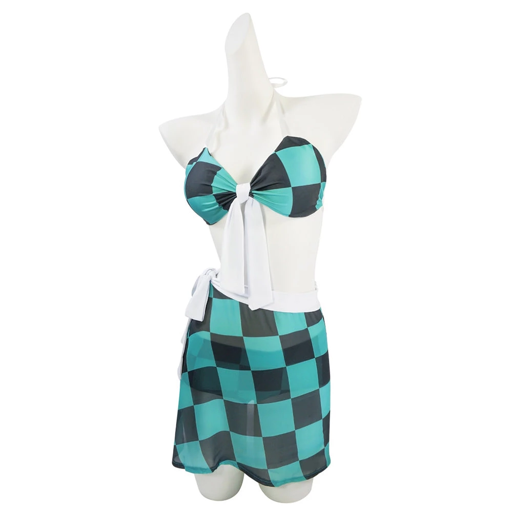 NewCosplay New Arrivals Demon Slayer Kamado Tanjirou Original Designer Swimwear Cosplay Costume 4 NewCosplay New Arrivals Demon Slayer Kamado Tanjirou Original Designer Swimwear Cosplay Costume