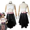 CosplaySky New Anime Costumes One Piece Film: Red Nami Cosplay Costume Top Skirt Hat Outfits Halloween Carnival Suit 1 CosplaySky New Anime Costumes One Piece Film: Red Nami Cosplay Costume Top Skirt Hat Outfits Halloween Carnival Suit