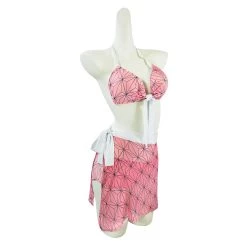 NewCosplay Demon Slayer Kamado Nezuko Original Designers Swimwear Cosplay Costume Summer Swimsuit 8 NewCosplay Demon Slayer Kamado Nezuko Original Designers Swimwear Cosplay Costume Summer Swimsuit