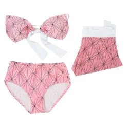NewCosplay Demon Slayer Kamado Nezuko Original Designers Swimwear Cosplay Costume Summer Swimsuit 9 NewCosplay Demon Slayer Kamado Nezuko Original Designers Swimwear Cosplay Costume Summer Swimsuit