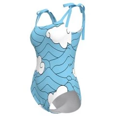 Fandomsky Demon Slayer Kamado Tanjirou Swimwear Cosplay Costume Swimsuit Outfits New Arrivals