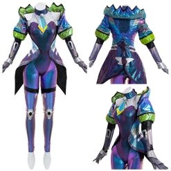 Fandombuy LoL Jinx Cosplay Costume Outfits Halloween Carnival Suit