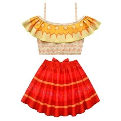 Fandomsky Kids Children Encanto Dolores Swimwear Cosplay Costume Swimwear Dress Outfits 12 Fandomsky Kids Children Encanto Dolores Swimwear Cosplay Costume Swimwear Dress Outfits