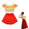 Fandomsky Kids Children Encanto Dolores Swimwear Cosplay Costume Swimwear Dress Outfits
