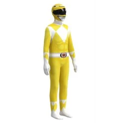 Fansholiday New Arrivals Kids Mighty Morphin Power Rangers Trini Cosplay Costume Halloween Carnival Suit