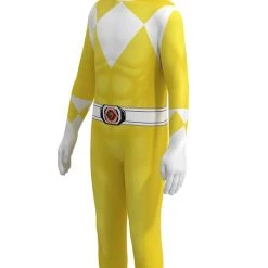 Fansholiday New Arrivals Kids Mighty Morphin Power Rangers Trini Cosplay Costume Halloween Carnival Suit