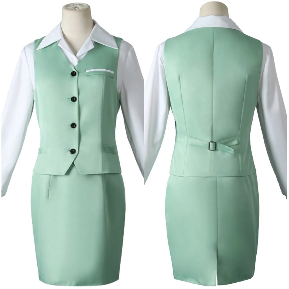 NewCossky SPY×FAMILY Yor Forger Green Suit Cosplay Costume Accessories Outfits Halloween Carnival Suit New Arrivals 10 NewCossky SPY×FAMILY Yor Forger Green Suit Cosplay Costume Accessories Outfits Halloween Carnival Suit New Arrivals