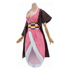 NewCosplay Demon Slayer Kamado Nezuko Cosplay Costume Dress Uniform Outfits