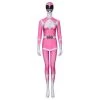 NewCosplay Mighty Morphin Power Rangers Mei Cosplay Costume Jumpsuit Mask Outfits Halloween Carnival Suit 1 NewCosplay Mighty Morphin Power Rangers Mei Cosplay Costume Jumpsuit Mask Outfits Halloween Carnival Suit