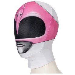 NewCosplay Mighty Morphin Power Rangers Mei Cosplay Costume Jumpsuit Mask Outfits Halloween Carnival Suit