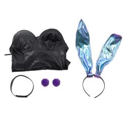 NewCosplay New Arrivals League Of Legends LOL KDA Agony‘s Embrace Evelynn Bunny Girl Jumpsuit Outfits Halloween Carnival Suit Cosplay Costume