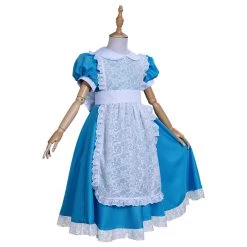 NewCosplay Alice In Wonderland Kids Girls Dress Apron Outfits Halloween Carnival Suit Cosplay Costume New Arrivals