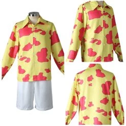 New Cosplaysky One Piece Film: Red Trafalgar D. Water Law Cosplay Costume Shirt Pants Outfits