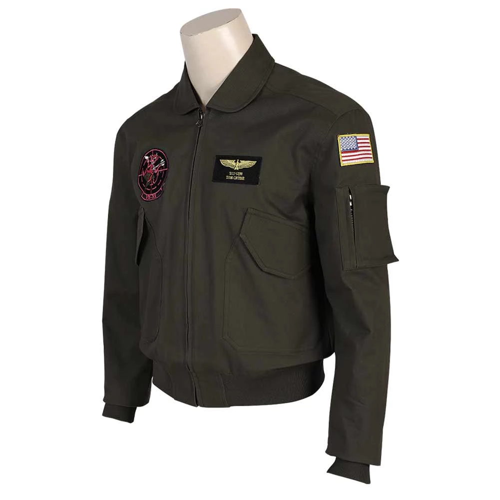 NewCossky Top Gun: Maverick (2022) Mitchell Jacket Coat Cosplay Costume Outfits 4 NewCossky Top Gun: Maverick (2022) Mitchell Jacket Coat Cosplay Costume Outfits