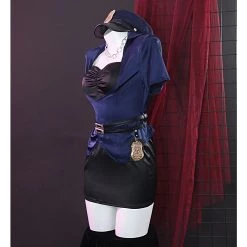 NewCosplay New Arrivals My Dress-Up Darling Kitagawa Marin Cosplay Costume Policewoman Uniform Dress Outfits Halloween Carnival Suit