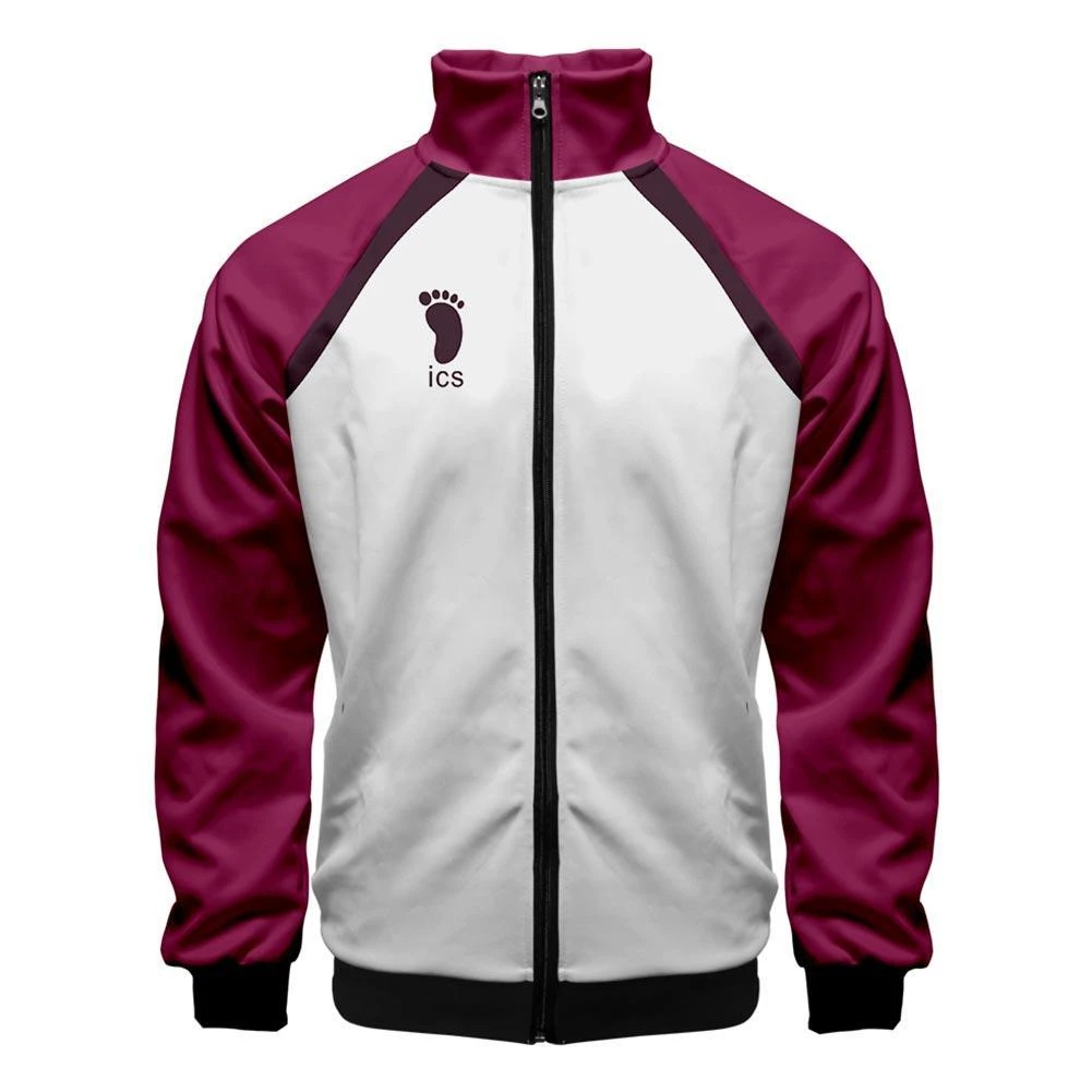 Fandombuy Anime Haikyuu!! Cosplay Jacket Shiratoizawa Academy Volleyball Club Sportswear Costumes Coat 3 Fandombuy Anime Haikyuu!! Cosplay Jacket Shiratoizawa Academy Volleyball Club Sportswear Costumes Coat