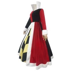 Cossky New Arrivals Alice In Wonderland Queen Of Hearts Cosplay Costume Dress Outfits Halloween Carnival Suit