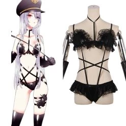 NewCosplay New Arrivals My Dress-Up Darling Kitagawa Marin Black Lobelia Cosplay Costume Outfits