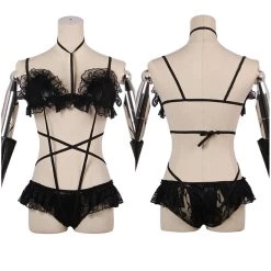 NewCosplay New Arrivals My Dress-Up Darling Kitagawa Marin Black Lobelia Cosplay Costume Outfits