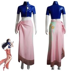 Cossky One Piece Nico Robin Cosplay Costume Dress Outfits Halloween Carnival Suit New Arrivals