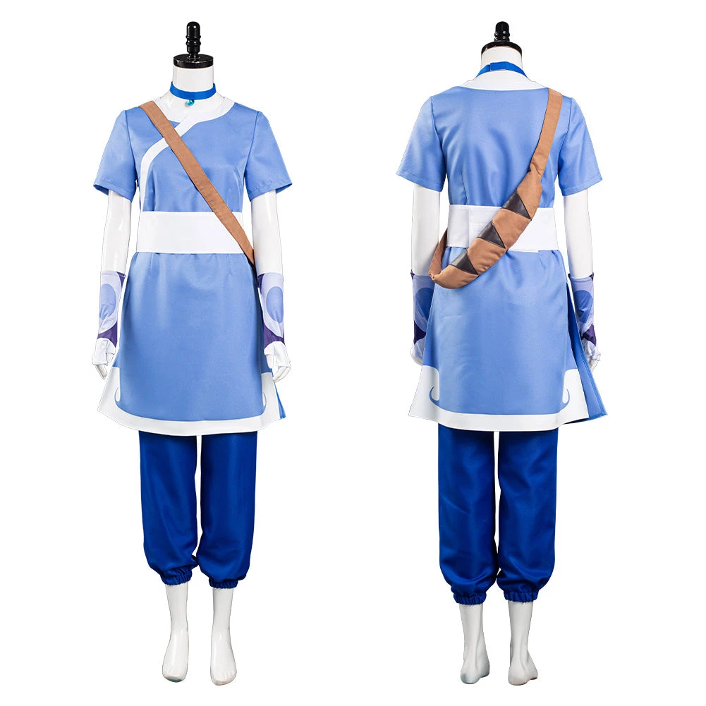 NewCosplay Avatar: The Last Airbender Katara Halloween Carnival Suit Cosplay Costume 12 NewCosplay Avatar: The Last Airbender Katara Halloween Carnival Suit Cosplay Costume