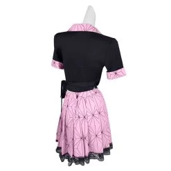 INSWEAR Demon Slayer Kamado Nezuko Cosplay Costume JK Maid Dress Outfits 10 INSWEAR Demon Slayer Kamado Nezuko Cosplay Costume JK Maid Dress Outfits