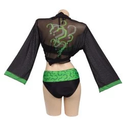 NewCossky The Batman 2022-Riddler Original Design Cosplay Costume Swimwear Cloak Outfits -cossky® New Arrivals