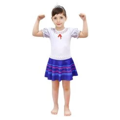 NewCosplay Kids Girls Encanto Luisa Swimsuit Jumpsuit Hat Outfits Halloween Carnival Suit 10 NewCosplay Kids Girls Encanto Luisa Swimsuit Jumpsuit Hat Outfits Halloween Carnival Suit