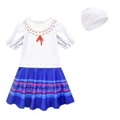 NewCosplay Kids Girls Encanto Luisa Swimsuit Jumpsuit Hat Outfits Halloween Carnival Suit 13 NewCosplay Kids Girls Encanto Luisa Swimsuit Jumpsuit Hat Outfits Halloween Carnival Suit