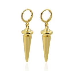 NewCosplay Anime SPY×FAMILY Yor Forger Earrings Cosplay Gold Ear Clip Prop Accessories