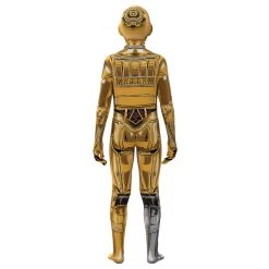 Fandomsky Children Kids Star Wars C3P0 Cosplay Costume Outfits Halloween Carnival Suit New Arrivals