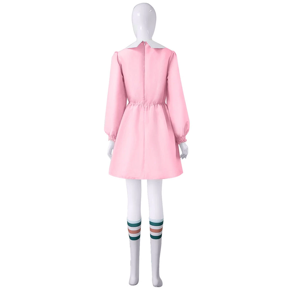 Cossky New Arrivals Stranger Things Season 1 Eleven/11 Cosplay Costume Dress Outfits Halloween Carnival Suit 6 Cossky New Arrivals Stranger Things Season 1 Eleven/11 Cosplay Costume Dress Outfits Halloween Carnival Suit