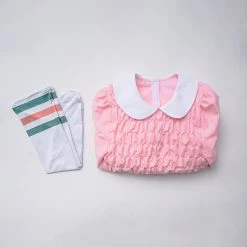 Cossky New Arrivals Stranger Things Season 1 Eleven/11 Cosplay Costume Dress Outfits Halloween Carnival Suit 15 Cossky New Arrivals Stranger Things Season 1 Eleven/11 Cosplay Costume Dress Outfits Halloween Carnival Suit