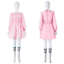 Cossky New Arrivals Stranger Things Season 1 Eleven/11 Cosplay Costume Dress Outfits Halloween Carnival Suit 16 Cossky New Arrivals Stranger Things Season 1 Eleven/11 Cosplay Costume Dress Outfits Halloween Carnival Suit