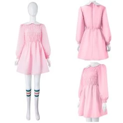 Cossky New Arrivals Stranger Things Season 1 Eleven/11 Cosplay Costume Dress Outfits Halloween Carnival Suit 17 Cossky New Arrivals Stranger Things Season 1 Eleven/11 Cosplay Costume Dress Outfits Halloween Carnival Suit