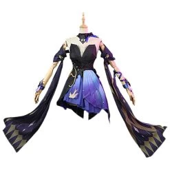 NewCosplay Genshin Impact Keqing Opulent Splendor Skin Halloween Carnival Cosplay Costume New Arrivals 9 NewCosplay Genshin Impact Keqing Opulent Splendor Skin Halloween Carnival Cosplay Costume New Arrivals