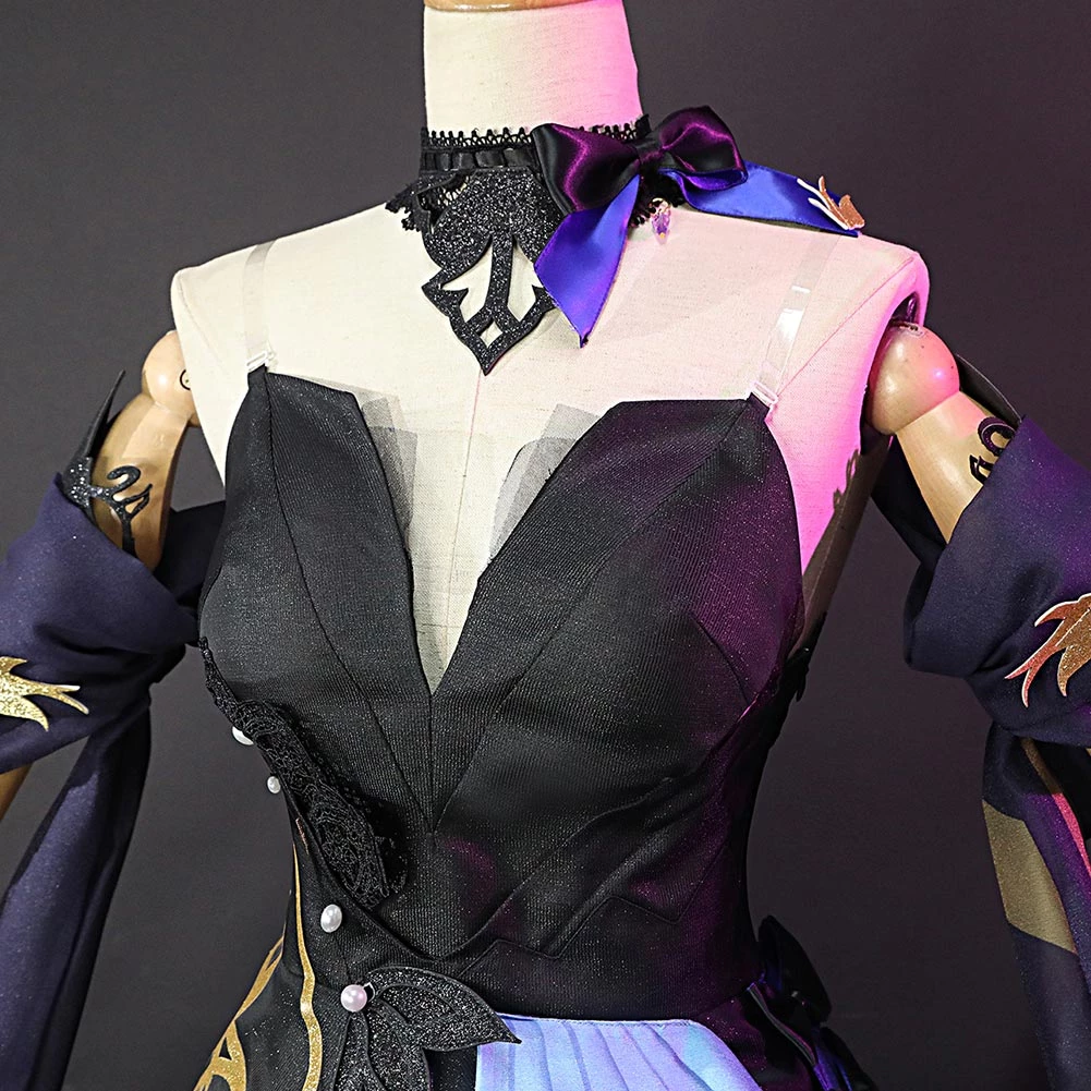 NewCosplay Genshin Impact Keqing Opulent Splendor Skin Halloween Carnival Cosplay Costume New Arrivals 6 NewCosplay Genshin Impact Keqing Opulent Splendor Skin Halloween Carnival Cosplay Costume New Arrivals