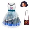 INSWEAR Kids Girls Encanto Mirabel Madrigal Tutu Summer Sleeveless Dress 1 INSWEAR Kids Girls Encanto Mirabel Madrigal Tutu Summer Sleeveless Dress