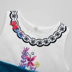 INSWEAR Kids Girls Encanto Mirabel Madrigal Tutu Summer Sleeveless Dress 11 INSWEAR Kids Girls Encanto Mirabel Madrigal Tutu Summer Sleeveless Dress